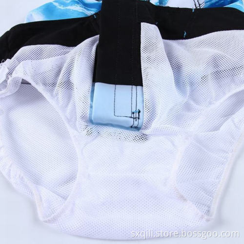 summer beachwear mens shorts gym long swim trunks
